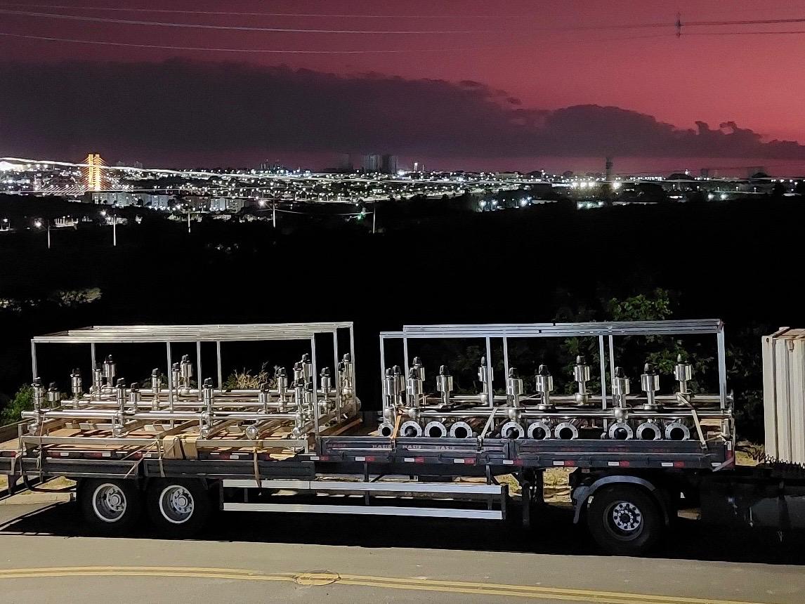 imagem de caminhão com centrais cip